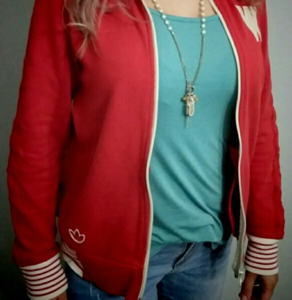 Vintage Adidas Women's Wisconsin Track Jacket